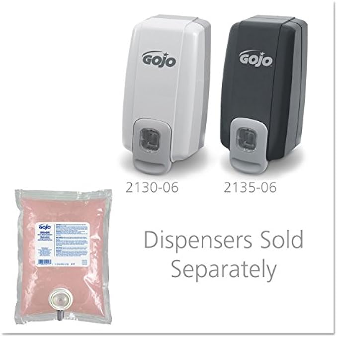 Gojo DELUXE LOTION SOAP WITH MOISTURIZERS, ECOLOGO CERTIFIED, 1000 ML REFILL FOR NXT PUSH-STYLE DISPENSER (CASE OF 8) - 2117-08 - Image 5